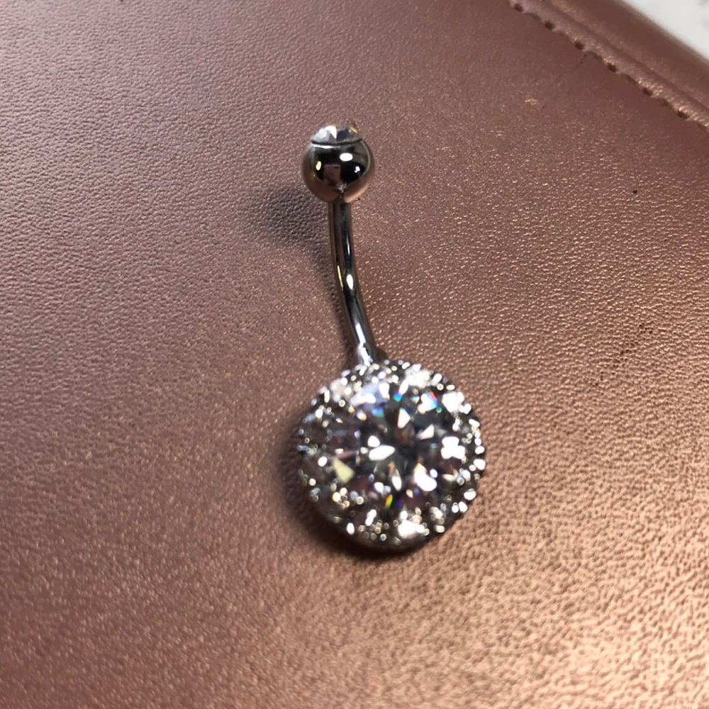 Crystal Belly Ring - Picture 2 of 3
